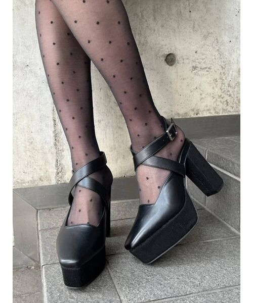 EATME（イートミー）の「クロスウェッジサンダル（サンダル・レディース・ブラック/ベージュ・S/M/L）」の14枚目の写真