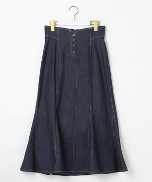 ANY SIS(エニィスィス)の「【美人百花9月号掲載】レディモードデニム スカート(デニムスカート・レディース・ベージュ系/ネイビー系・2/1/3)」の11枚目の写真