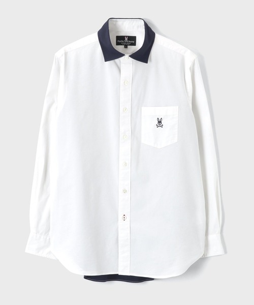 サイコバニー シャツ 日本製 ホワイト Lサイズ Psycho Bunny Online