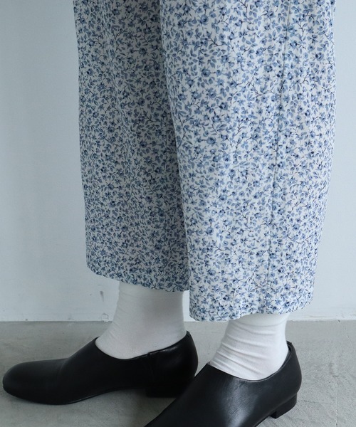yuni（ユニ　）の「コットンキュプラ flower pr　petti パンツ（その他パンツ・レディース・サックスブルー/グレー・FREE）」の19枚目の写真