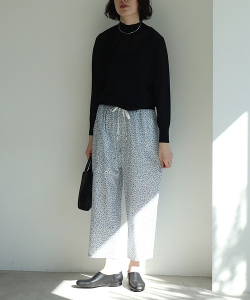 yuni（ユニ　）の「コットンキュプラ flower pr　petti パンツ（その他パンツ・レディース・サックスブルー/グレー・FREE）」の20枚目の写真