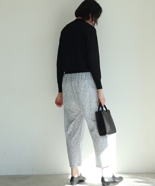 yuni（ユニ　）の「コットンキュプラ flower pr　petti パンツ（その他パンツ・レディース・サックスブルー/グレー・FREE）」の7枚目の写真