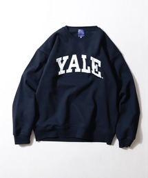 ZIP FIVE | 【YALE】カレッジロゴビックシルエットクルースウェット【ユニセックス】(スウェット)