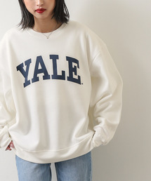ZIP FIVE | 【YALE】別注カレッジロゴビックシルエットクルースウェット【ユニセックス】(スウェット)