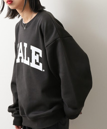 ZIP FIVE | 【YALE】別注カレッジロゴビックシルエットクルースウェット【ユニセックス】(スウェット)