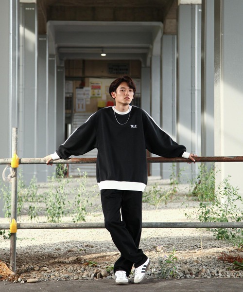 別注】【YALE】 カレッジロゴ ビッグシルエット クルー 長袖