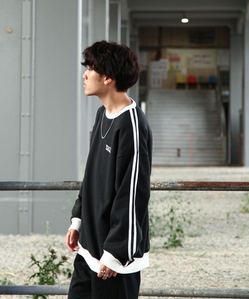 別注】【YALE】 カレッジロゴ ビッグシルエット クルー 長袖