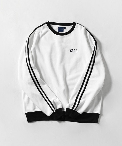 別注】【YALE】 カレッジロゴ ビッグシルエット クルー 長袖
