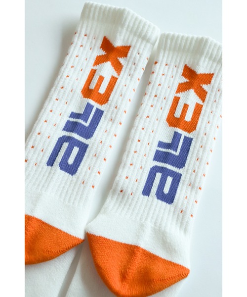 AlexanderLeeChang(アレキサンダーリーチャン)の「AlexanderLeeChang/アレキサンダーリーチャン ELECT SOCKS 靴下 ロゴ リブソックス(ソックス/靴下・メンズ・ホワイト/ブラック/レモンイエロー・ONE SIZE)」の6枚目の写真