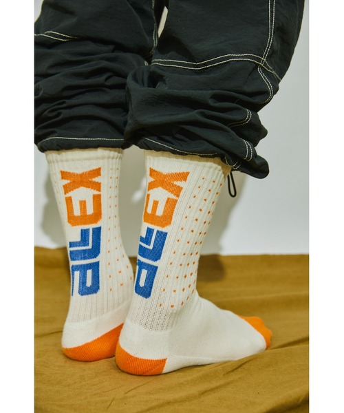 AlexanderLeeChang(アレキサンダーリーチャン)の「AlexanderLeeChang/アレキサンダーリーチャン ELECT SOCKS 靴下 ロゴ リブソックス(ソックス/靴下・メンズ・ホワイト/ブラック/レモンイエロー・ONE SIZE)」の21枚目の写真