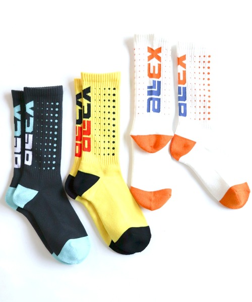AlexanderLeeChang(アレキサンダーリーチャン)の「AlexanderLeeChang/アレキサンダーリーチャン ELECT SOCKS 靴下 ロゴ リブソックス(ソックス/靴下・メンズ・ホワイト/ブラック/レモンイエロー・ONE SIZE)」の22枚目の写真