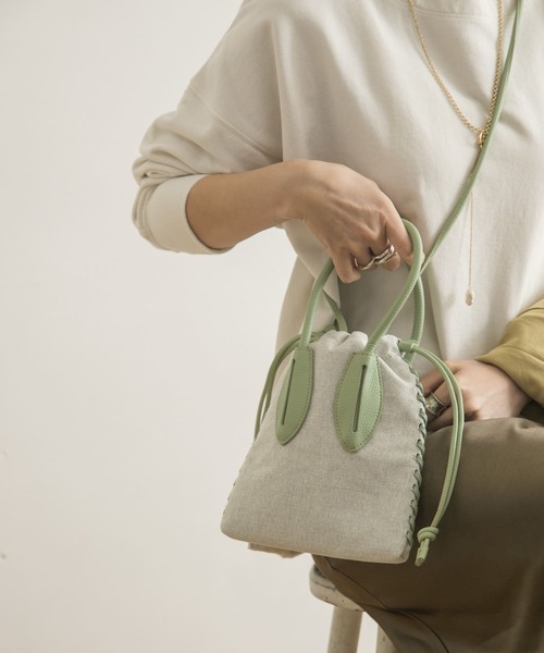 ADD CULUMN（アドカラム）の「ADD CULUMN　TURN S ショルダーバッグ（ショルダーバッグ・レディース・ミント/オレンジ/ブラック・FREE）」の8枚目の写真