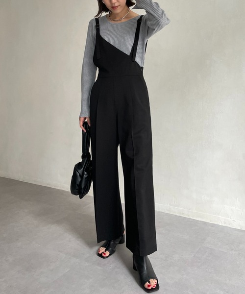 CAPRICIEUX LE'MAGE（カプリシューレマージュ）の「スリットスリーブリブプルオーバー（ニット/セーター・レディース・ブラック/グレー/アイボリー・FREE）」の20枚目の写真