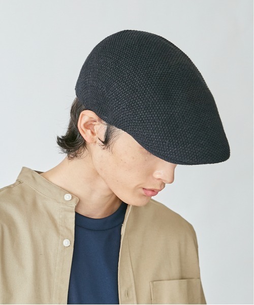 OVERRIDE(オーバーライド)の「OVERRIDE COTTON KNIT HUNTING Ag+(ハンチング/ベレー帽・メンズ・ブラック/ブルー/グリーン/グレー/ホワイト・58cm/60cm)」の12枚目の写真
