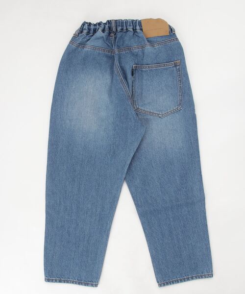 F.O.U(エフオーユー)の「F.O.U/エフオーユー ラップデニム テーパードデニム(デニムパンツ・キッズ・ブルー/キナリ/インディゴブルー・140)」の21枚目の写真