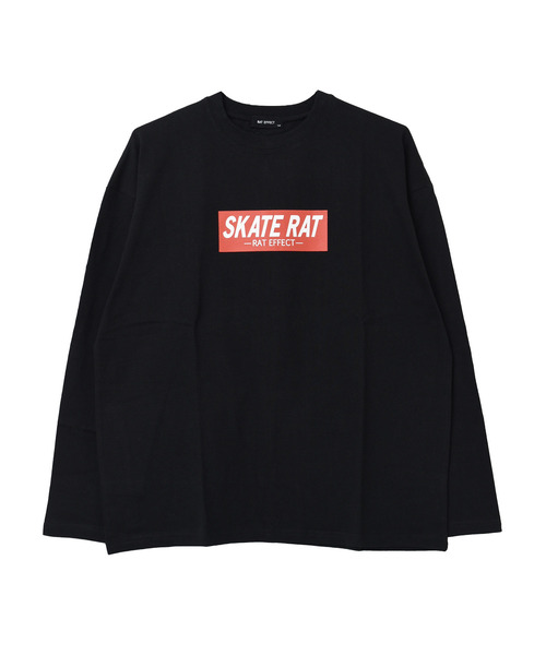 RAT EFFECT（ラットエフェクト）の「SKATE RATロングTシャツ（Tシャツ/カットソー・キッズ・ブラック/サックスブルー/オフホワイト/グレイッシュベージュ・130/150/140/120/160）」の15枚目の写真