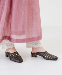 メッシュミュールパンプス 22102