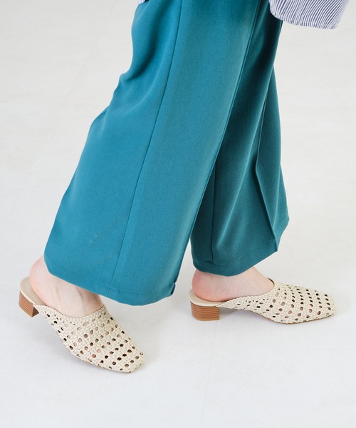 WA ORiental TRaffic（ダブルエーオリエンタルトラフィック）の「メッシュミュールパンプス 22102（サンダル・レディース・ベージュ/ブラウン/イエロー・LL/3L/SS/S/M/L）」の10枚目の写真