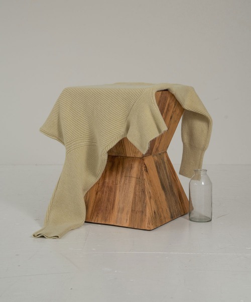 Amiur（エミレ）の「high neck rib knit（ニット/セーター・レディース・グリーン/ベージュ/アイボリー・FREE）」の11枚目の写真