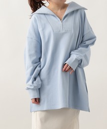 Heather | ハーフZIPチュニックスウェット　272537(スウェット)