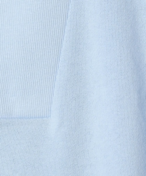 Heather（ヘザー）の「ハーフZIPチュニックスウェット　272537（スウェット・レディース・オフホワイト/チャコールグレー/ブルー・FREE）」の5枚目の写真