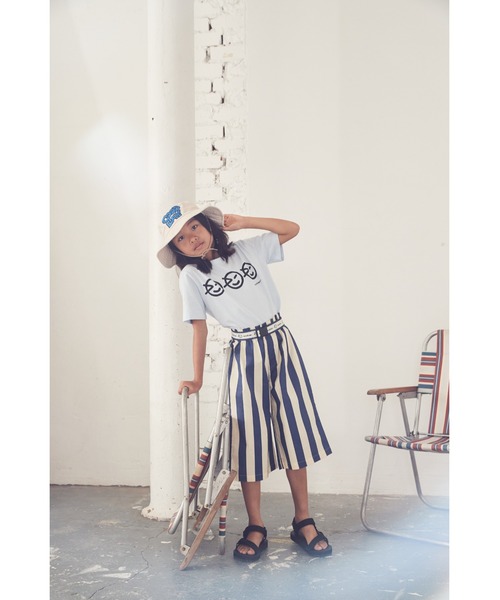Wynken(ウィンケン)の「Wynken / トリプル スマイルウィンケン Tシャツ(Tシャツ/カットソー・キッズ・ライトブルー/グリーン/ピンク・4Y/2Y/8Y/6Y/10Y)」の9枚目の写真