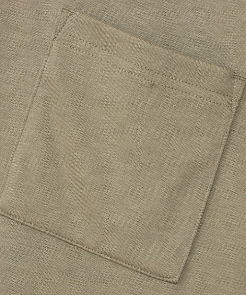 HANES(ヘインズ)の「HANES/ヘインズ ビッグシルエット ポケットTシャツ SST/Tシャツ HM1-V102(Tシャツ/カットソー・メンズ・ベージュ/ブラック・L/XL/M)」の20枚目の写真