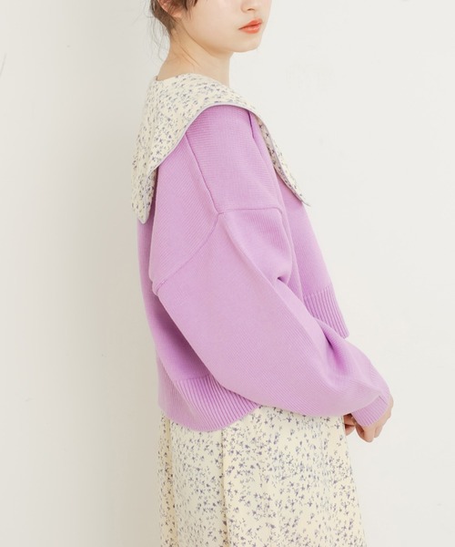 OLIVE des OLIVE(オリーブデオリーブ)の「【WEB限定カラーあり】キレイ色クロップドカーディガン(カーディガン/ボレロ・レディース・イエロー/イエロー×グリーン/ラベンダー/オレンジ/オフホワイト/ベージュ・FREE)」の15枚目の写真