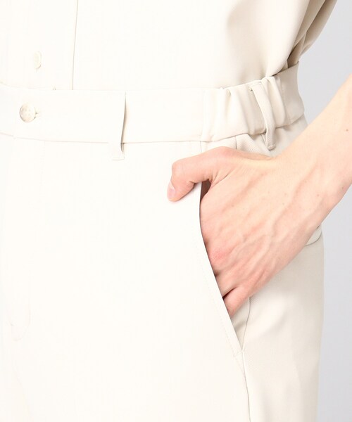 tk.TAKEO KIKUCHI（ティーケータケオキクチ）の「◆スリムフレアパンツ（その他パンツ・メンズ・ブラック/アイボリー・66/03/02）」の7枚目の写真