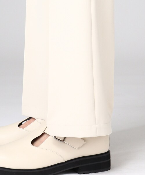 tk.TAKEO KIKUCHI（ティーケータケオキクチ）の「◆スリムフレアパンツ（その他パンツ・メンズ・ブラック/アイボリー・66/03/02）」の9枚目の写真