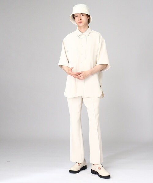 tk.TAKEO KIKUCHI（ティーケータケオキクチ）の「◆スリムフレアパンツ（その他パンツ・メンズ・ブラック/アイボリー・66/03/02）」の12枚目の写真