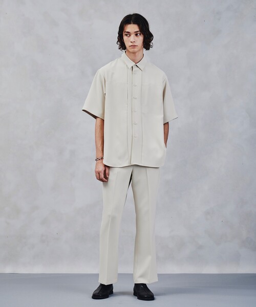 tk.TAKEO KIKUCHI（ティーケータケオキクチ）の「◆スリムフレアパンツ（その他パンツ・メンズ・ブラック/アイボリー・66/03/02）」の13枚目の写真