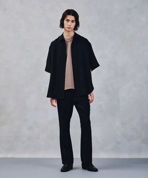 tk.TAKEO KIKUCHI（ティーケータケオキクチ）の「◆スリムフレアパンツ（その他パンツ・メンズ・ブラック/アイボリー・66/03/02）」の16枚目の写真