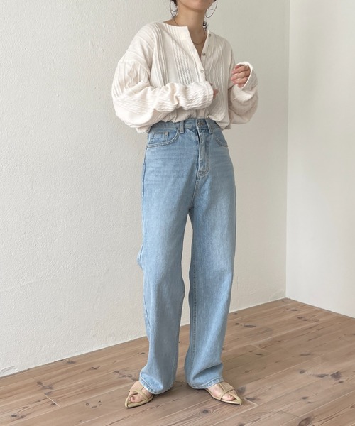 wee9s（ウィークス）の「2way cable loose tee / 前後2ウェイケーブルルーズティー（Tシャツ/カットソー・レディース・アイボリー・FREE）」の10枚目の写真