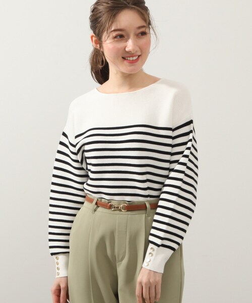 DRESKIP(ドレスキップ)の「◆スライドリングバックルベルト(ベルト・レディース・ブラウン系/ブラック/アイボリー・00)」の7枚目の写真