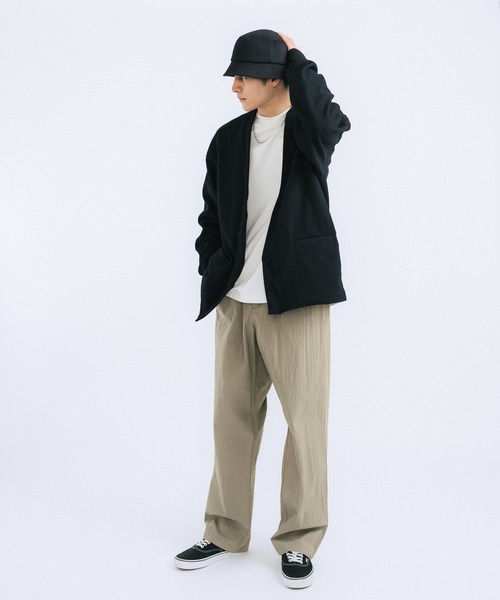 LiSS(リス)の「ナイロンストレッチ ルーズシルエット イージーパンツ(その他パンツ・メンズ・ブラック/カーキ/チャコール・M/L)」の10枚目の写真