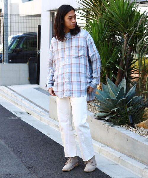 BEAMS（ビームス）の「BEAMS / テトロンレーヨン ミニレギュラー イージーシャツ（シャツ/ブラウス・メンズ・ベージュ/ネイビー/サックスブルー・S/M/L/XL）」の10枚目の写真