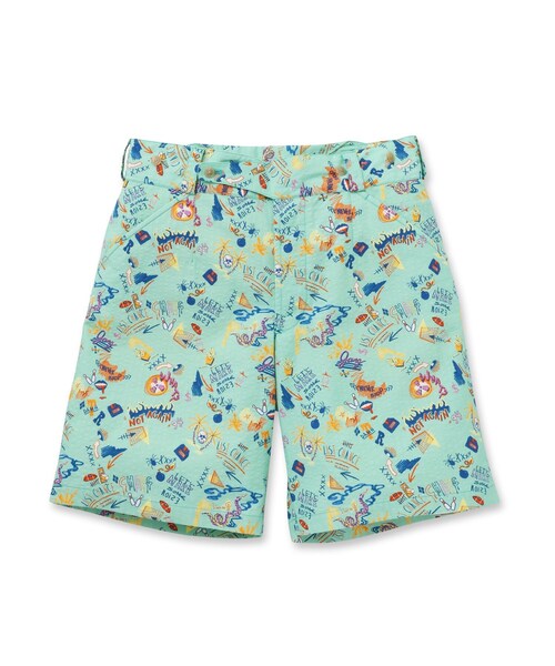 40ct&525(フォーティーカラッツアンドゴーニーゴ)の「POPプリント ショーツ(その他パンツ・メンズ・ホワイト系1/ライトグリーン系/ネイビー系・01/02/03)」の4枚目の写真