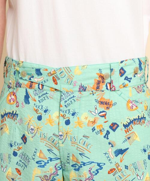 40ct&525(フォーティーカラッツアンドゴーニーゴ)の「POPプリント ショーツ(その他パンツ・メンズ・ホワイト系1/ライトグリーン系/ネイビー系・01/02/03)」の8枚目の写真