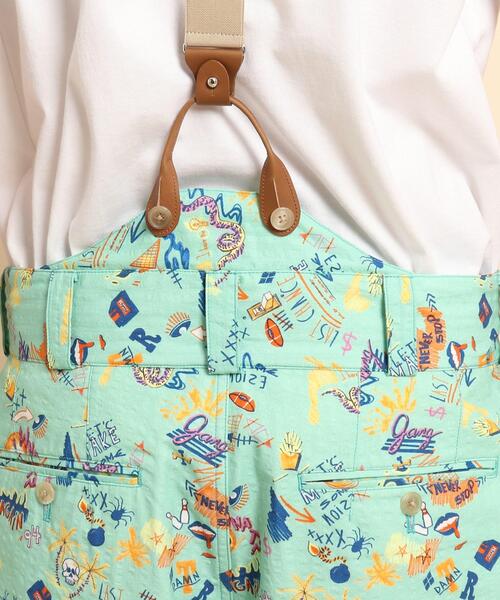 40ct&525(フォーティーカラッツアンドゴーニーゴ)の「POPプリント ショーツ(その他パンツ・メンズ・ホワイト系1/ライトグリーン系/ネイビー系・01/02/03)」の11枚目の写真