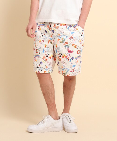 40ct&525(フォーティーカラッツアンドゴーニーゴ)の「POPプリント ショーツ(その他パンツ・メンズ・ホワイト系1/ライトグリーン系/ネイビー系・01/02/03)」の14枚目の写真