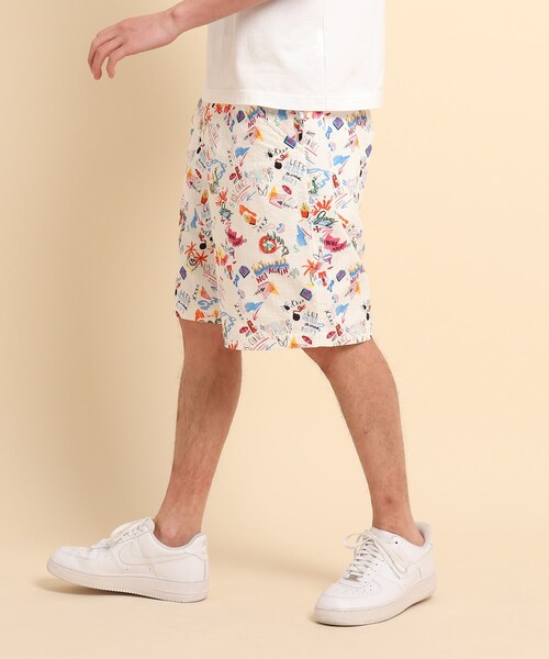 40ct&525(フォーティーカラッツアンドゴーニーゴ)の「POPプリント ショーツ(その他パンツ・メンズ・ホワイト系1/ライトグリーン系/ネイビー系・01/02/03)」の15枚目の写真