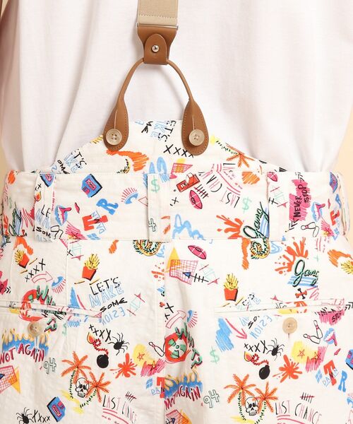 40ct&525(フォーティーカラッツアンドゴーニーゴ)の「POPプリント ショーツ(その他パンツ・メンズ・ホワイト系1/ライトグリーン系/ネイビー系・01/02/03)」の20枚目の写真