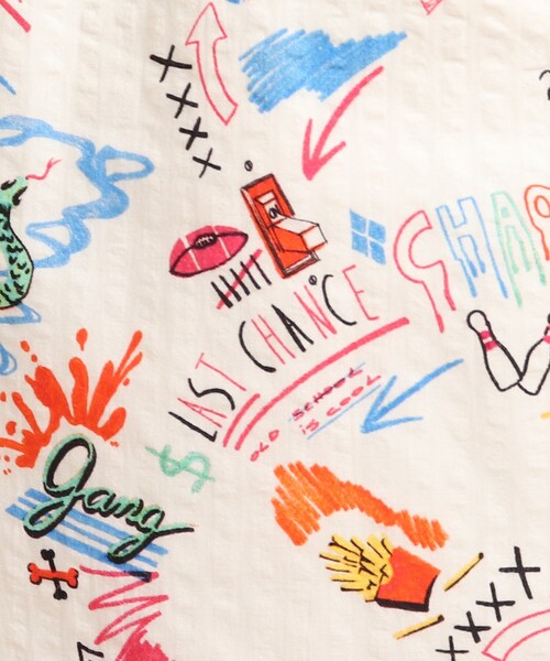 40ct&525(フォーティーカラッツアンドゴーニーゴ)の「POPプリント ショーツ(その他パンツ・メンズ・ホワイト系1/ライトグリーン系/ネイビー系・01/02/03)」の22枚目の写真