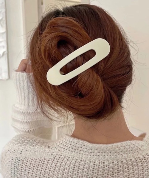 カラフルビッグヘアクリップ（バレッタ/ヘアクリップ