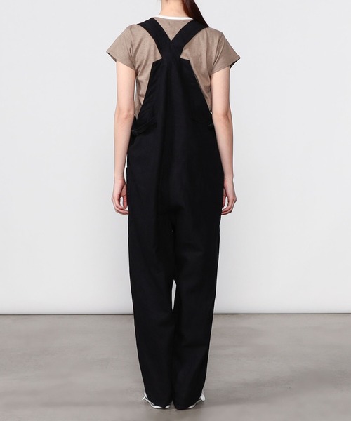Kaptain Sunshine（キャプテン サンシャイン）の「KAPTAIN SUNSHINE | リネンオーバーオール BLK WOMEN（サロペット/オーバーオール・レディース・ブラック・28）」の5枚目の写真