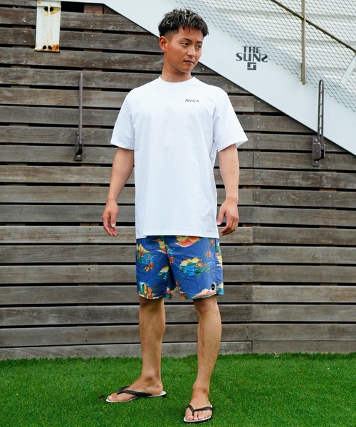 RVCA - RVCA ムラサキスポーツ別注　水陸両用　ラッシュガード　長袖　Mサイズ　白 RVCA ルーカ 水着 ラッシュガード ジップアップ パーカー メンズ