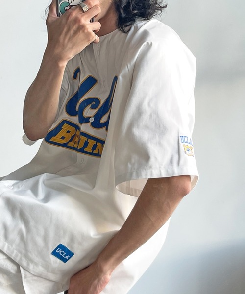 UCLA（ユーシーエルエー）の「WEB限定/UCLAベースボールシャツ（シャツ