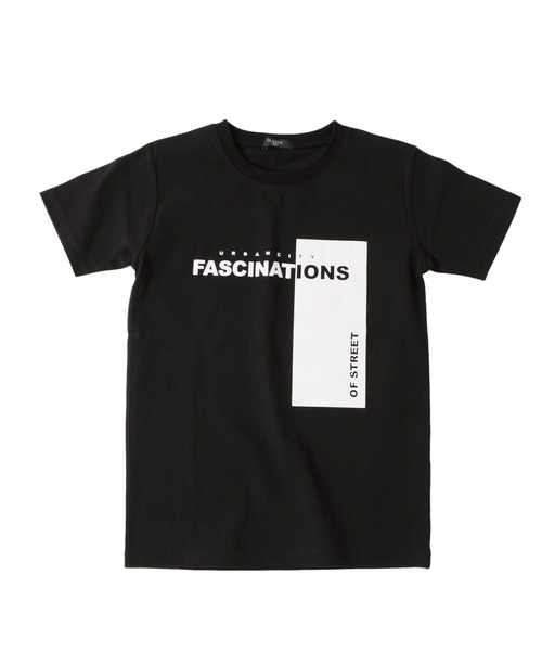 GLAZOS（グラソス）の「OE天竺・縦ロゴプリント半袖Tシャツ（Tシャツ/カットソー・キッズ・ホワイト/ブラック/レッド・130cm/150cm/170cm/140cm/160cm）」の2枚目の写真