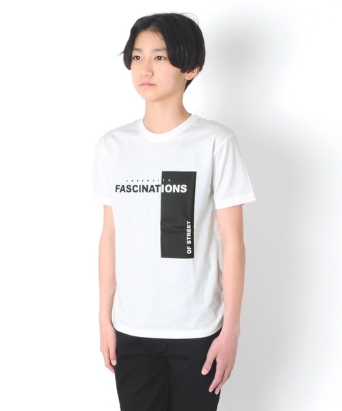 GLAZOS（グラソス）の「OE天竺・縦ロゴプリント半袖Tシャツ（Tシャツ/カットソー・キッズ・ホワイト/ブラック/レッド・130cm/150cm/170cm/140cm/160cm）」の13枚目の写真